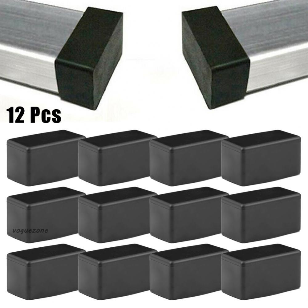 #VOGUEZ#Furniture Table Leg Cap Protectors 12pcs Set Rubber Pads Ideal for Wooden Floors