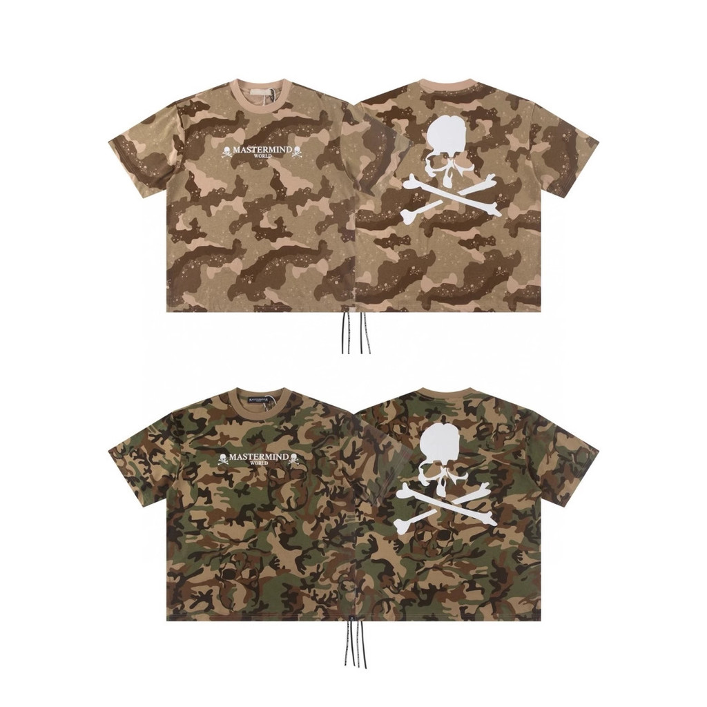 HATL New American Style MMJ High street unisex street style loose-fitting versatile short-sleeve shi