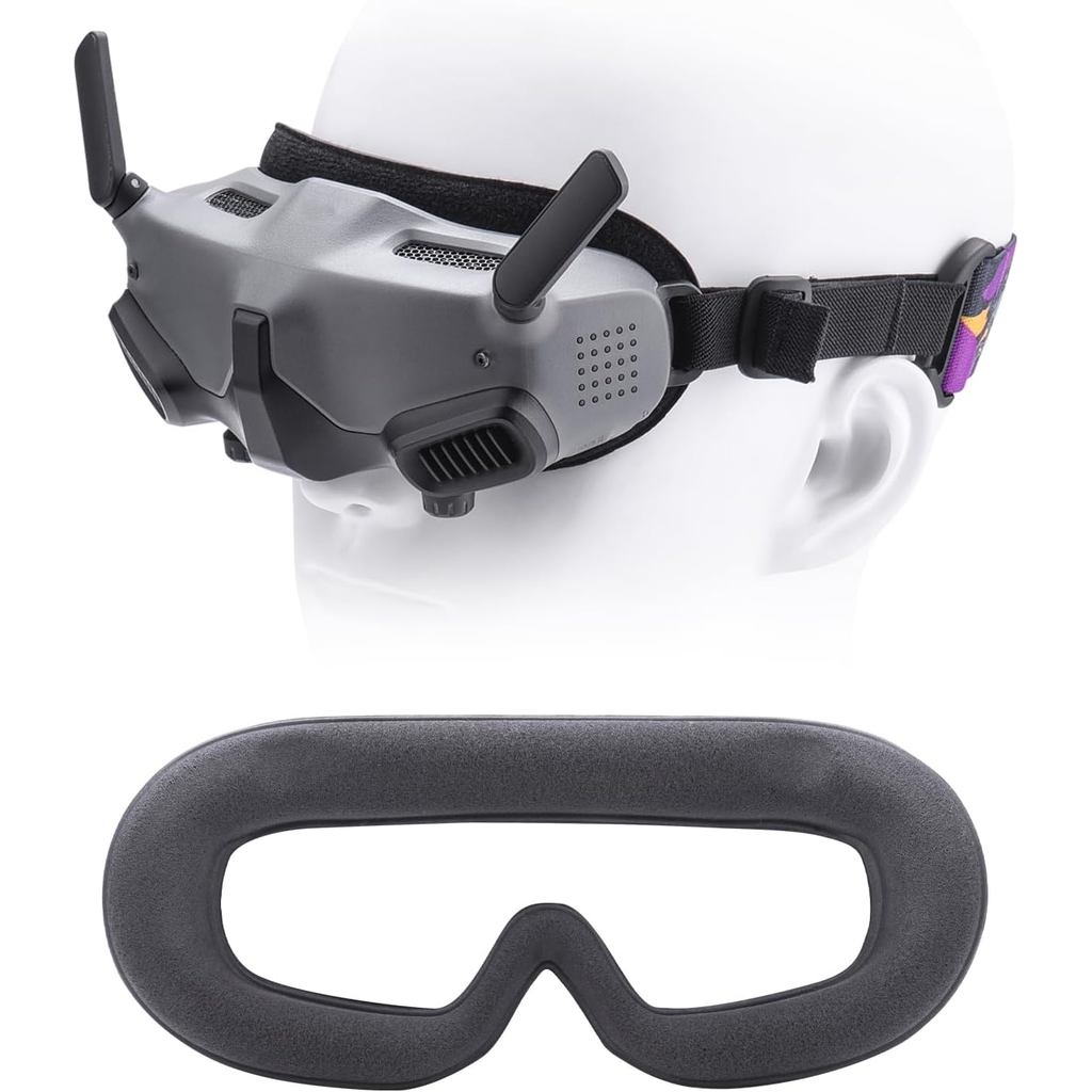 HeiyRC Avata Foam Padding cho DJI Goggles 2, Tấm lót mắt thay thế Miếng đệm mặt mềm Miếng bọt biển c