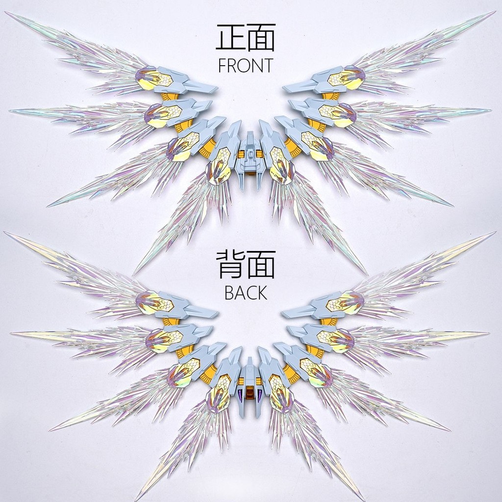Sun Moon High Translucent Wing HG Jialou Luo Shenbird Black Knight Squad Light Wing Hiệu ứng đặc biệ