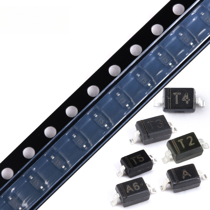 50 Cái / lốc 1N4448WS T5 1N4148WS T4 BAS316 A6 BAV20WS T2 BAV21WS T3 1SS355 A SOD-323 SOD323 SMD Swi