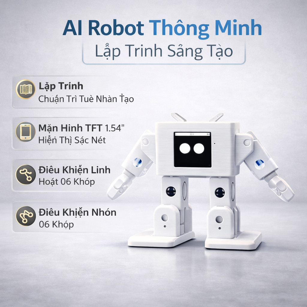 Robot AI Thông Minh, Robot Lập Trình, Robot Giáo Dục, Robot Đồ Chơi, Robot Điều Khiển, AI Robot, Rob