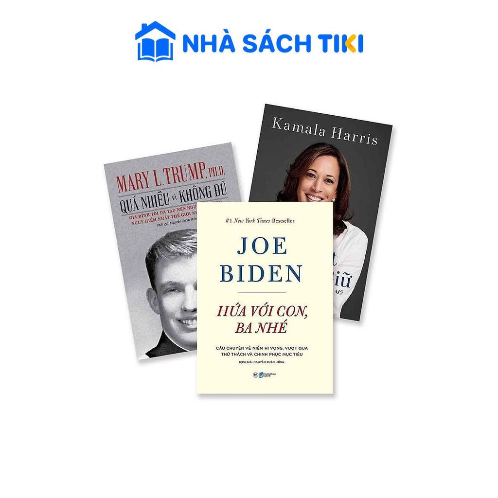 Combo Sách Về Ba Nhân Vật Trên Chính Trường Nước Mỹ: Kamala Harris - Donald Trump - Joe Biden (Bộ 3 