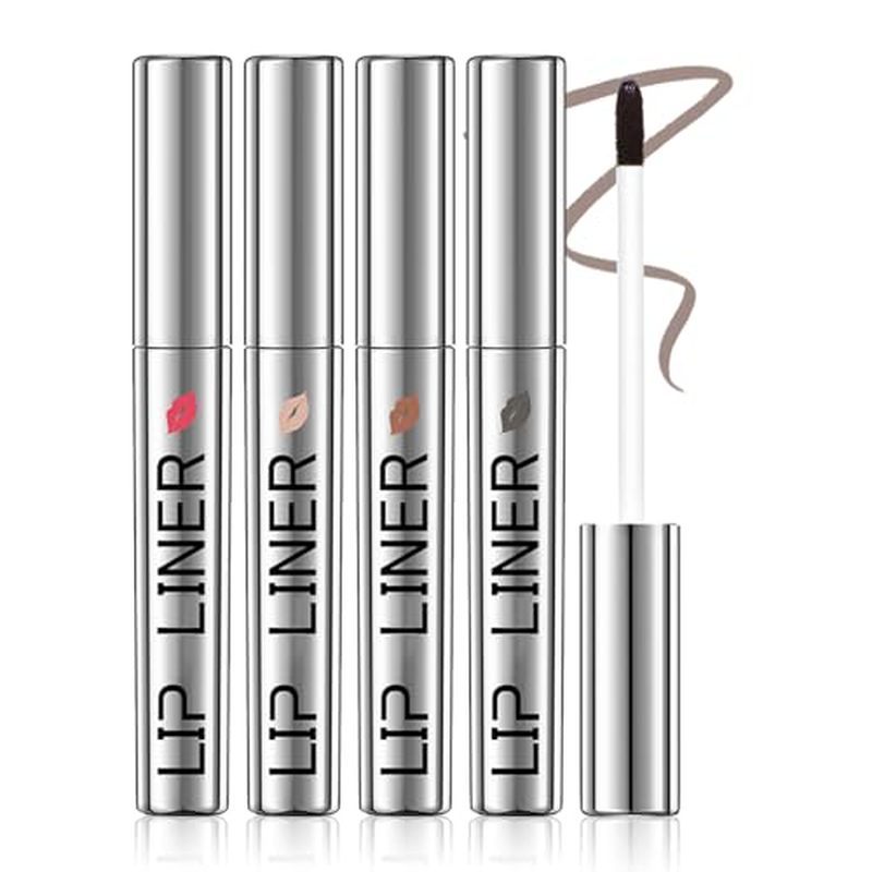 Bộ lột vết bẩn môi DAGEDA, vết bẩn môi lâu trôi không thấm nước, vết bẩn lót môi 4 màu, Son Tint dàn