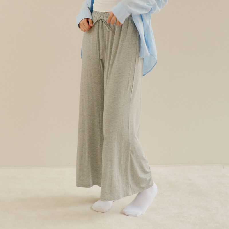 Marn5 Soft Modal Plus Size Pajama Pants (Black/Charcoal/Light Gray)