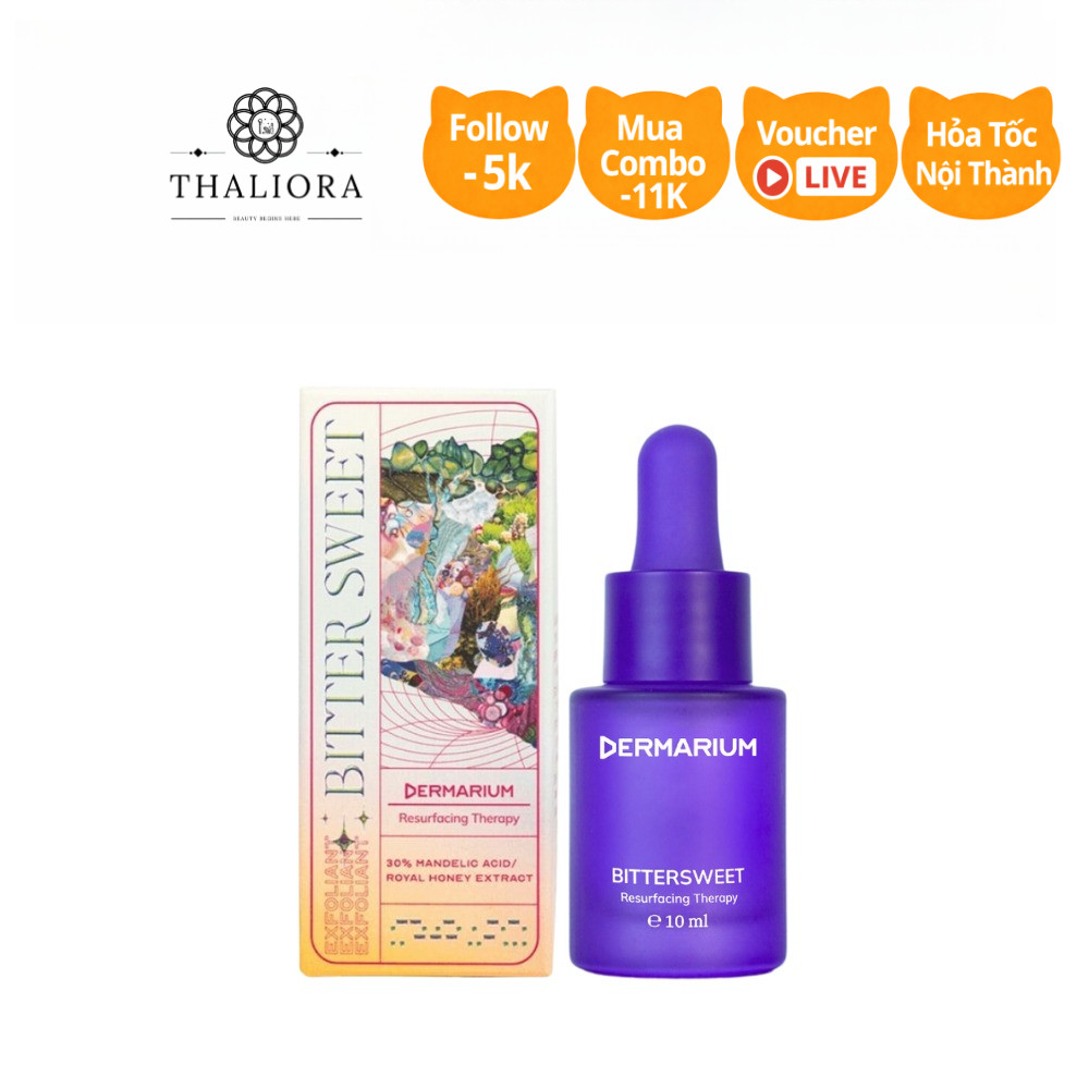 Tẩy tế bào chết Dermarium Bitter Sweet thay da hoá học tại nhà , tẩy da chết, làm sáng da 10ml