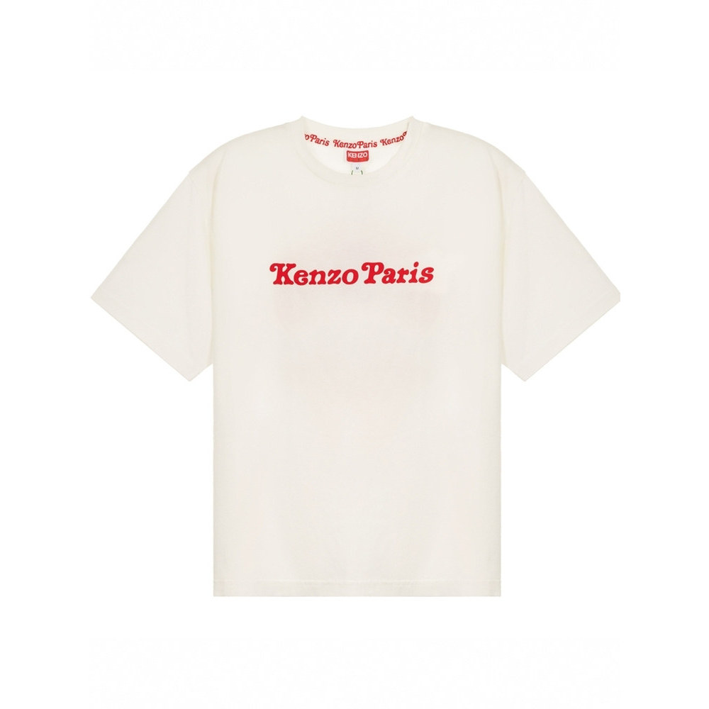 Kenzo Áo Thun Nam Xu Hướng Xuân Hè Mới, Cổ Tròn, Tay Ngắn, In Chữ