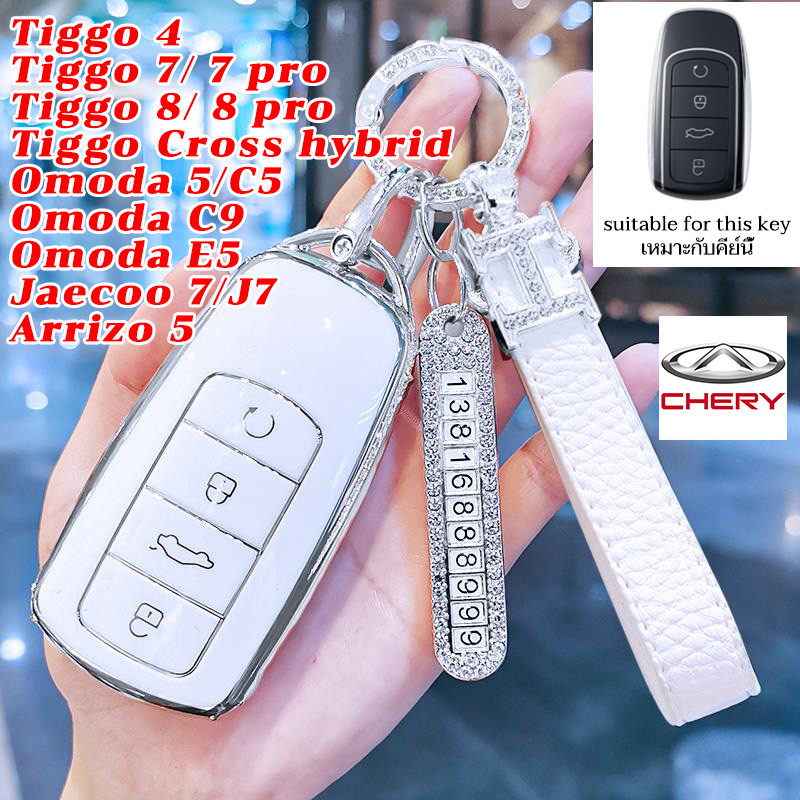Chery Jaecoo J7 Tiggo Cross lai Omoda C5 C9 móc khóa ô tô Tiggo 7 8 Jaecoo 7 Omoda E5 Tiggo 4 Arrizo