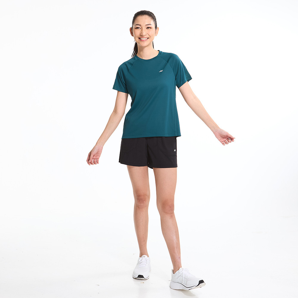 Áo Thun Tay Ngắn Nữ Skechers Dynamic Walking Performance Short Sleeve Tee - SP125W142-006U