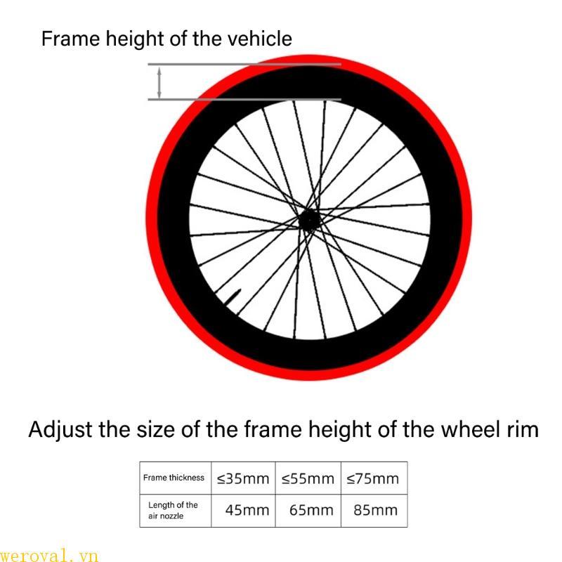 Ống trong vỏ xe đạp chống xì cho size 700x23c và 25c