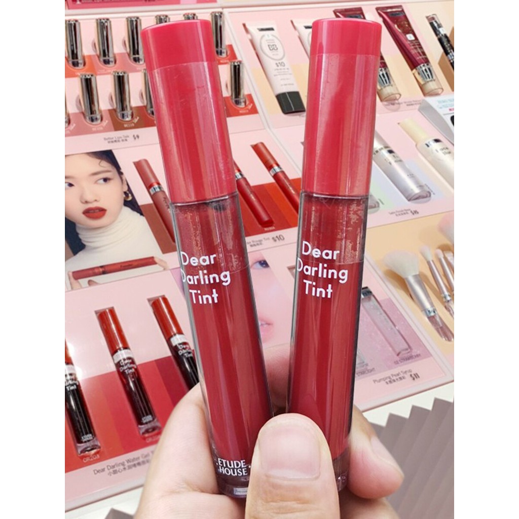 Etude House Little Sweetheart Trong Suốt Mềm Mại Ngọt Ngào Lover Lip Gloss AD Nhuộm Son Bóng Môi Liq