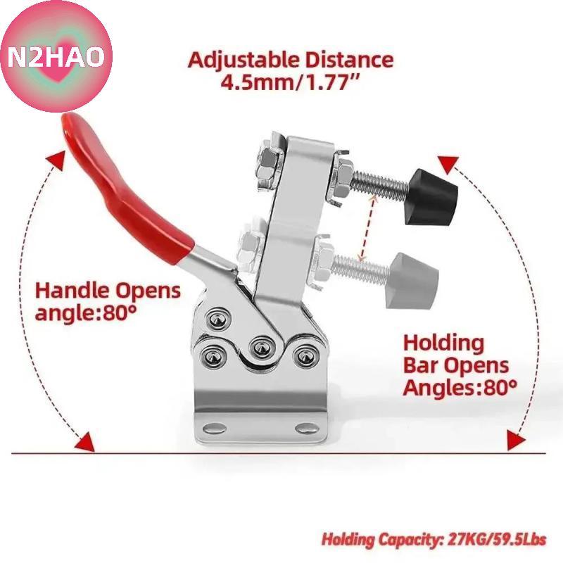 N2HAO Ngang GH201 Qui Kẹp Bàn Làm Việc Cố Định 27KG Giữ An Toàn Cho Tủ Nội Thất Lắp Ráp n