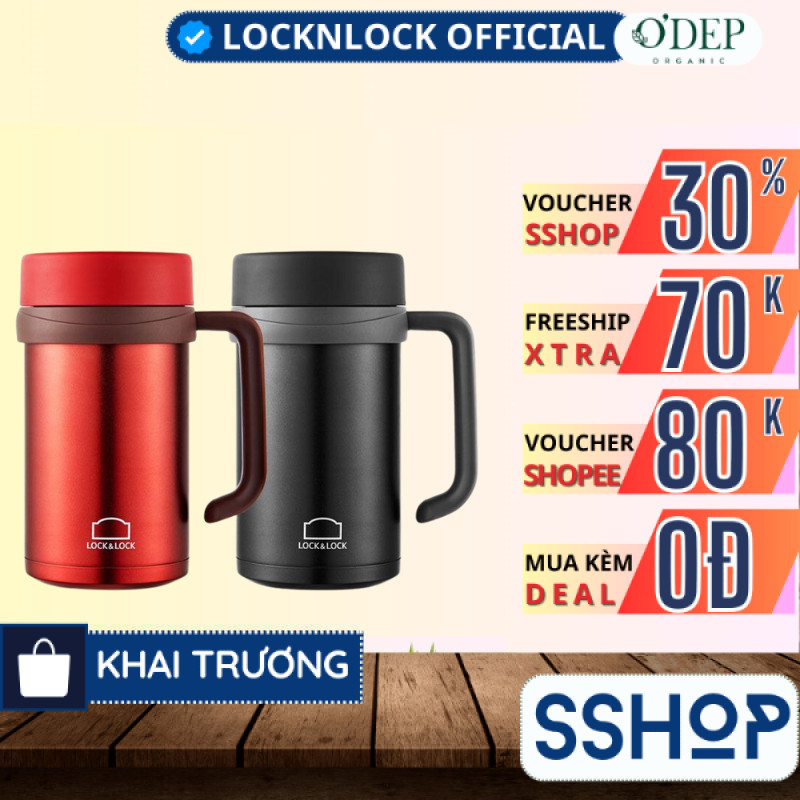 Ly giữ nhiệt LocknLock 500ml Basic Table Mug Chính hãng dung tích LHC9002  LOCKNLOCK - SSHOP SSO