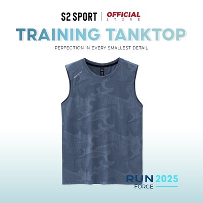 Áo thun ba lỗ nam S2 SPORT tank-top sát nách vải camo thể thao thoáng khí, thấm hút tốt  - STT10