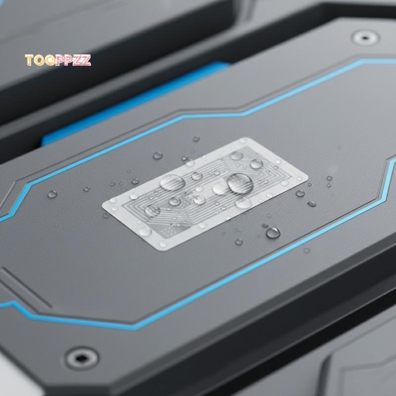 Tooppzz 100 cái nhãn dán NFC chip ntag213 lớp phủ ướt 2*1cm 13.56MHz RFID ntag213 Nhãn mới