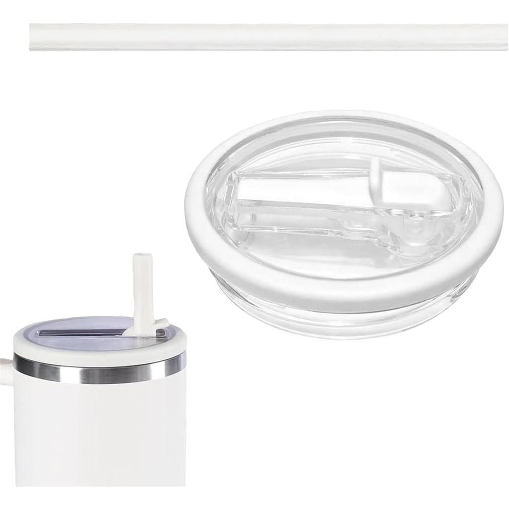 40 oz Tumbler Flip Straw Nắp Thay Thế Phù Hợp Cho Stanley Quencher, Nắp Tumbler Có Thể Tái Sử Dụng C