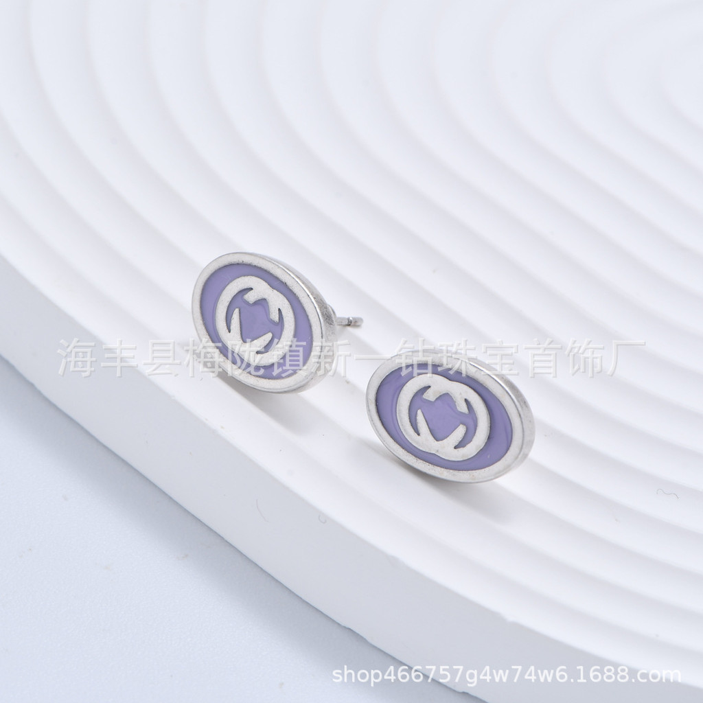 Bông Tai Tròn Đôi Phong Cách Retro Modern từ GG House