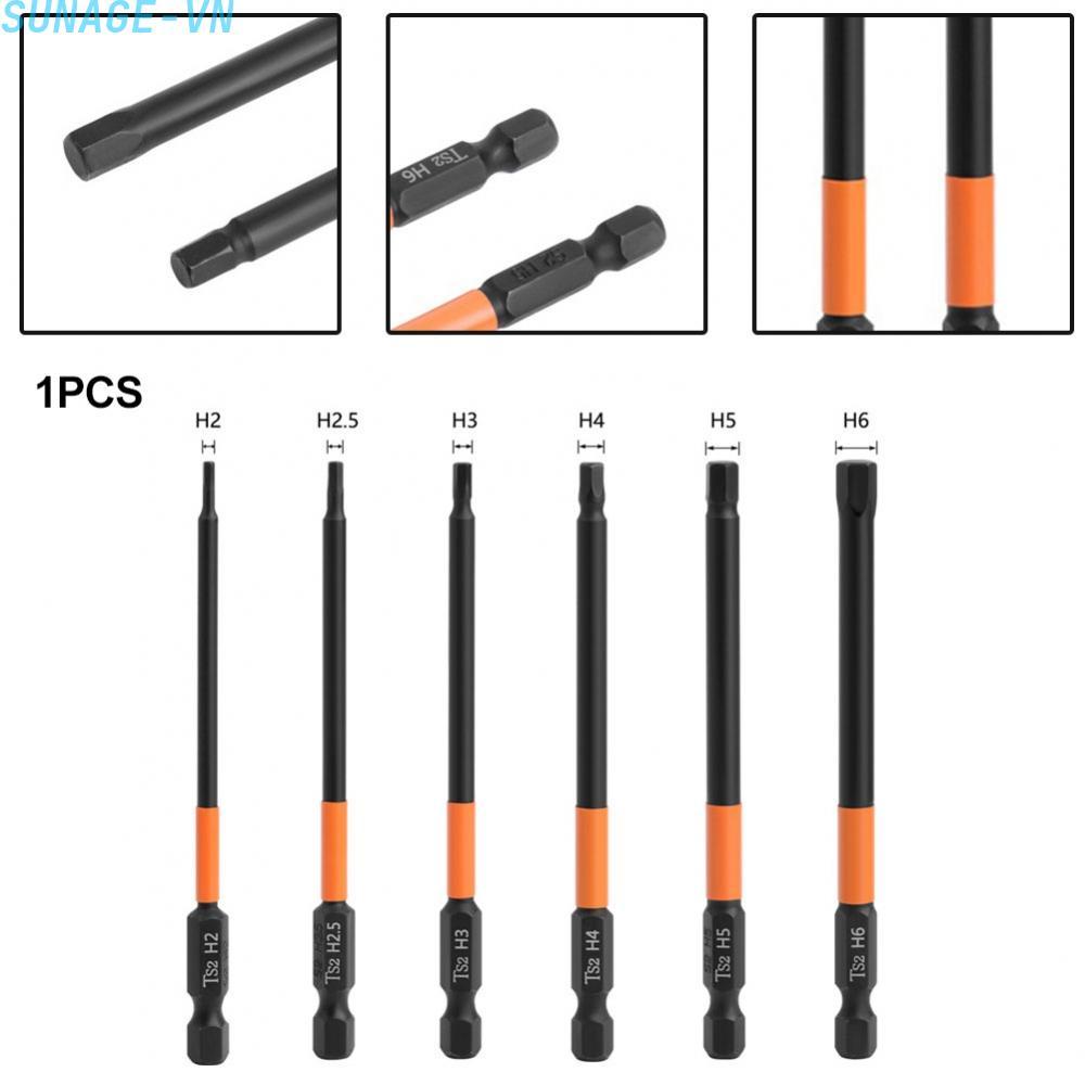 【SUNAGE】Drill Bits 100mm Easy To Snap Magnetic Handle Manual Hex Driver 100mm Length【HOT Fashion】