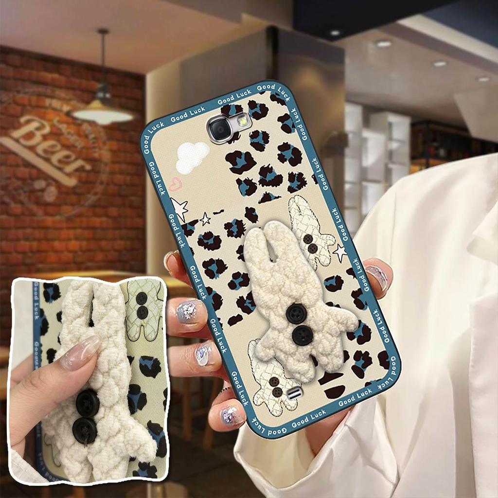 Ốp Điện Thoại Chống Bụi Bảo Vệ Cho Samsung Galaxy Note2 / N7100 Miếng Dán Vải TPU Ba Chiều Chống Bụi