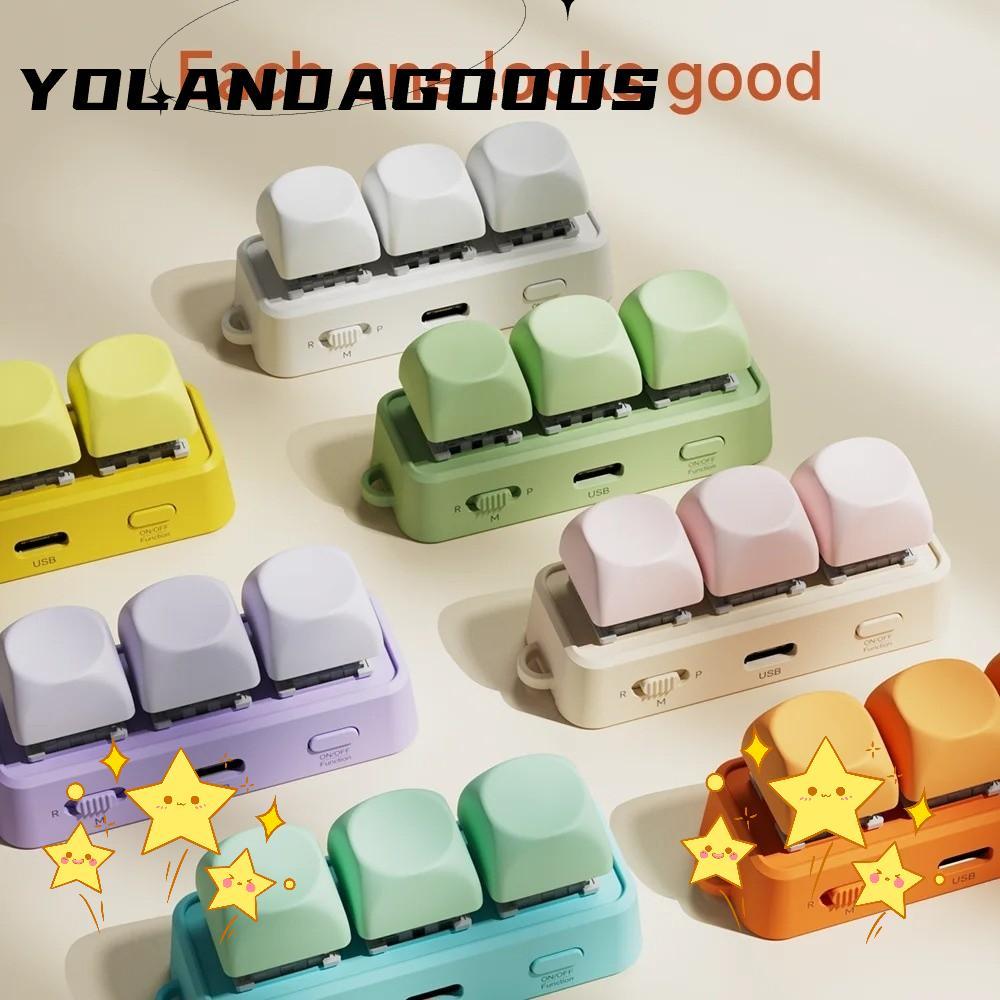 Bàn Phím YOLA Trang Turner, Đa Năng 3 Phím EBook Trang Turner Bàn Phím, Quà Tặng Di Động Đa Năng Bàn