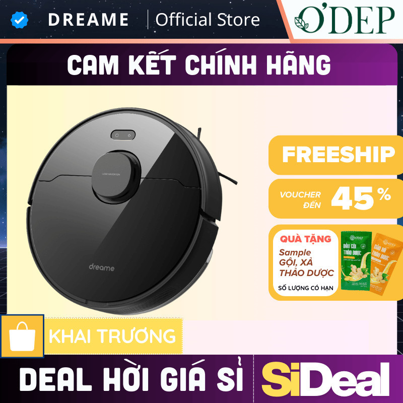 Robot Hút Bụi Lau Nhà Thông Minh Dreame D9 Max Gen 2 / D20  - Bản Quốc Tế - BH 24 Tháng - SIDEAL SIA