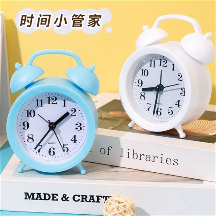 xinpin Colorful Children's Alarm Clock Cartoon Alarm Creative Small Alarm Clock Student Fresh Cute S