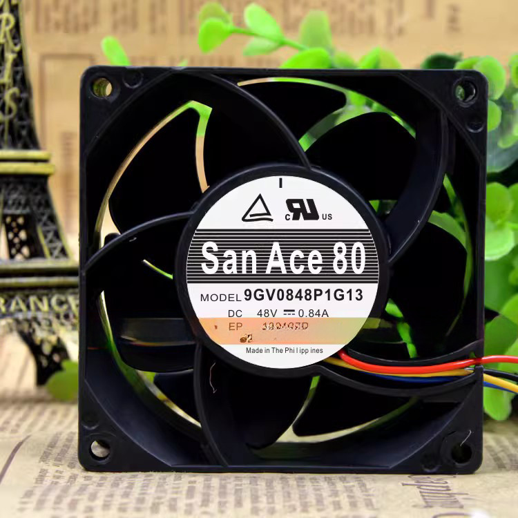 Sanyo 9GV0848P1G13 8038 48V 0.84A 4 Dây pwm Điều Chỉnh Điều Chỉnh Nhiệt Độ Quạt Cao Cấp