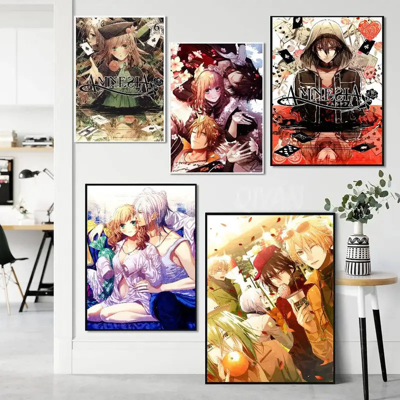 A-Amnesia Anime Poster In Hình Nhà Hiện Đại Nghệ Thuật Treo Tường Phòng Khách Phòng Ngủ Phòng Ăn Tha