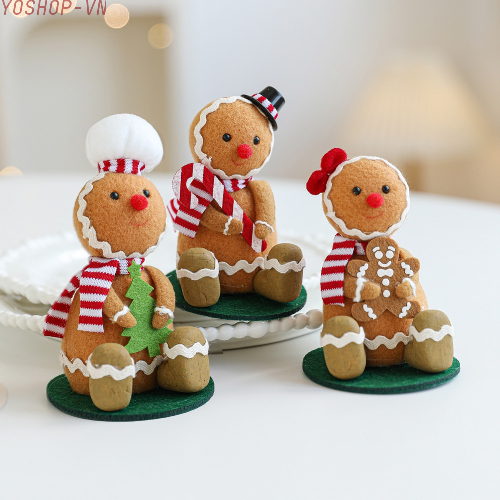 [Ysp]Christmas Cookie Man Diverse Designs Festive Accessories Foam Figurine