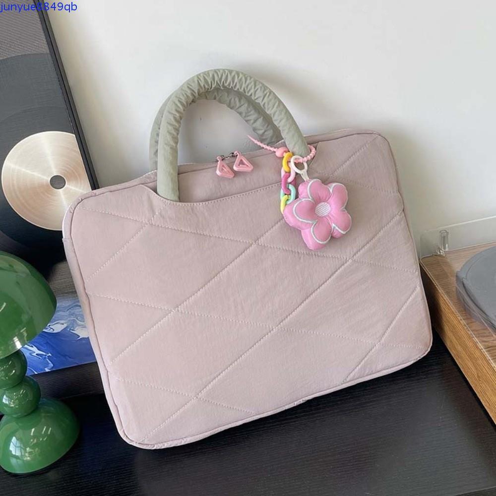 QUIRON Tay Cầm Laptop, Có Mặt Dây Chuyền Hoa Tay Cầm Phong Cách Túi Xách Máy Tính, Hộp Đựng Laptop P