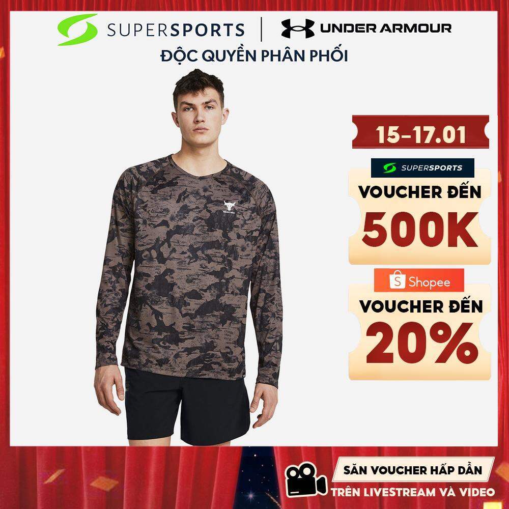 Áo Thun Nam Under Armour Project Rock Isochill - Xám  - 1383218-176