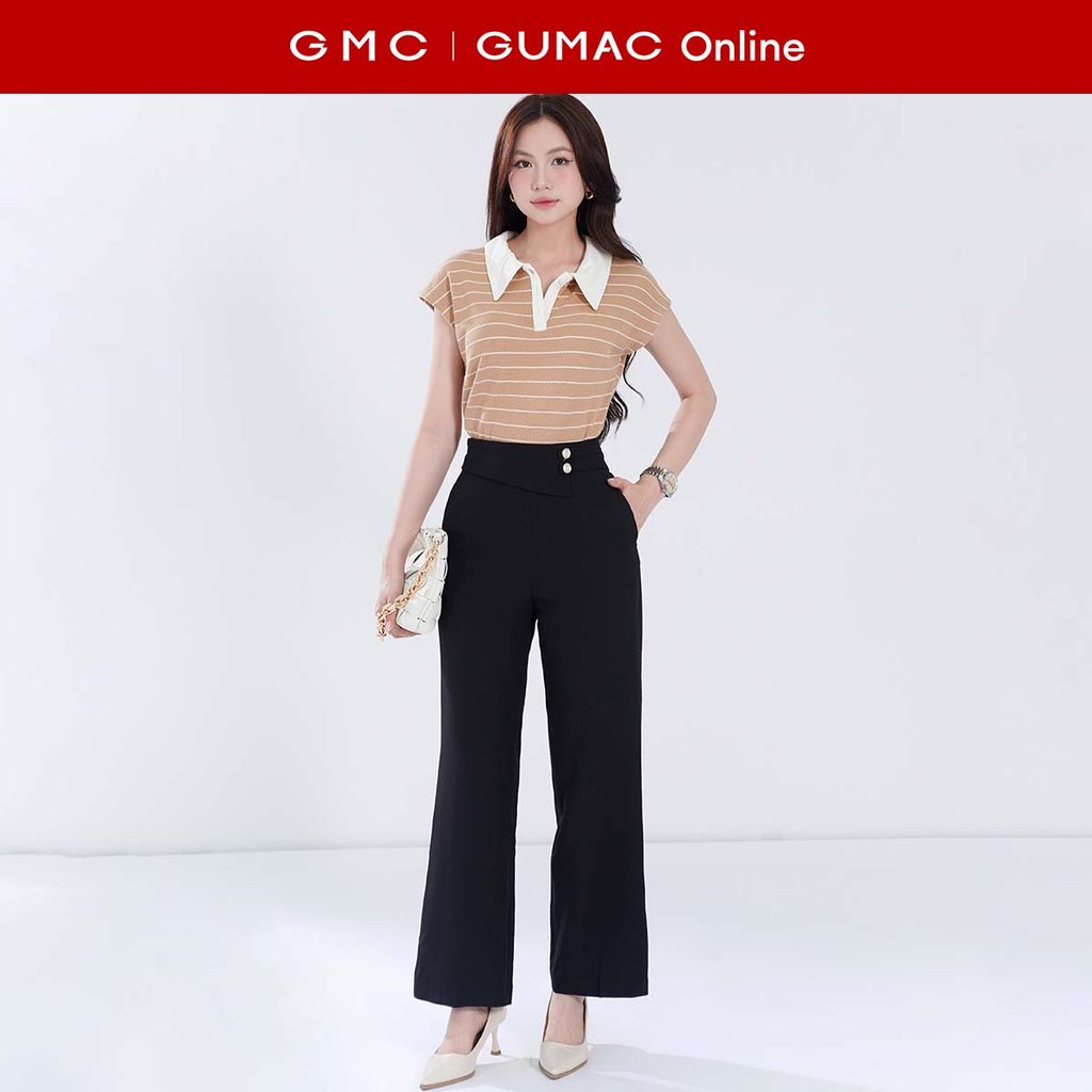 [MUA 2 GIẢM 25K] Quần tây nữ ống đứng thiết kể kiểu đính 2 nút cotton mịn mềm mát công sở thời trang