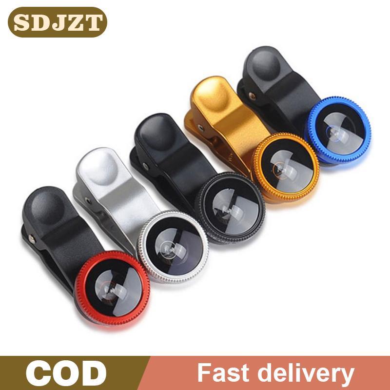 Null 3In1 Ống Kính Điện Thoại Camera Chung Cho Điện Thoại Thông Minh Góc Rộng Ống Kính Mắt Cá Và Kẹp