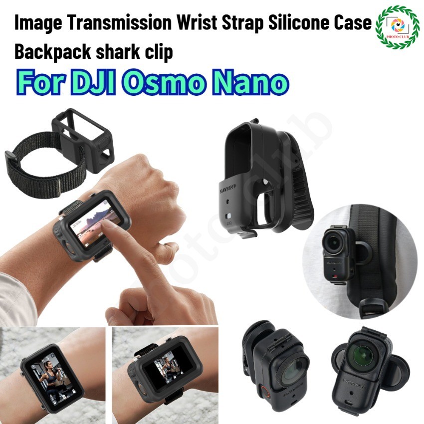 Dây Đeo Tay Nylon Cho DJI Osmo Nano Dây Đeo Tay Silicon Bảo Vệ / Ba Lô Kẹp Cho DJI Osmo Nano Cá Sấu 