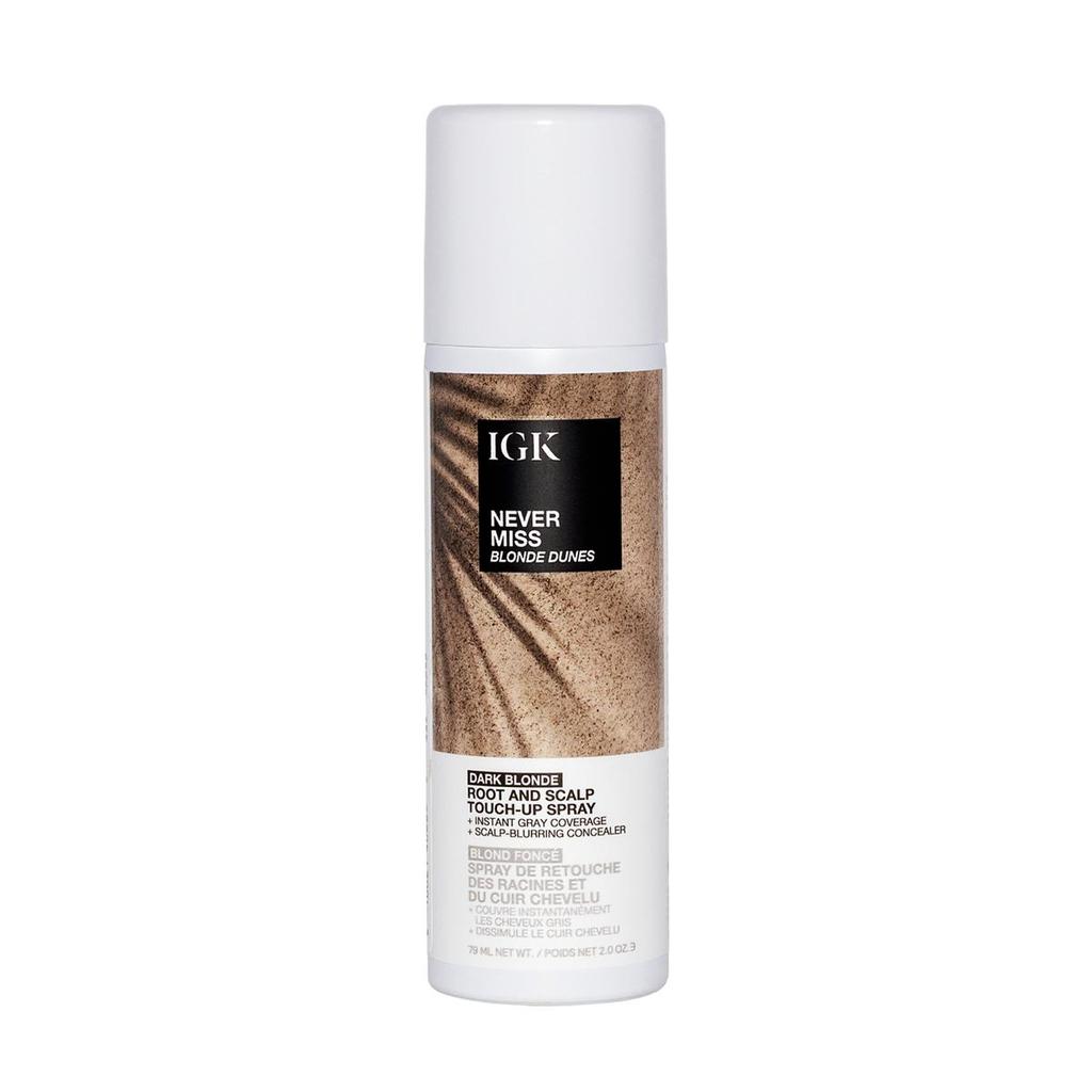 IGK Hair Never Miss Root and Scalp Touch-Up Spray Ash Brown & Ash Blonde Highlights Công nghệ rào cả
