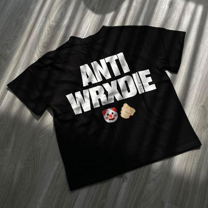Áo Thun In Hình Anti Wrxdie - Áo không thích Wrxdie Lonely Stonie Meme Hài Hước Mẫu Mới Nam Nữ Unise