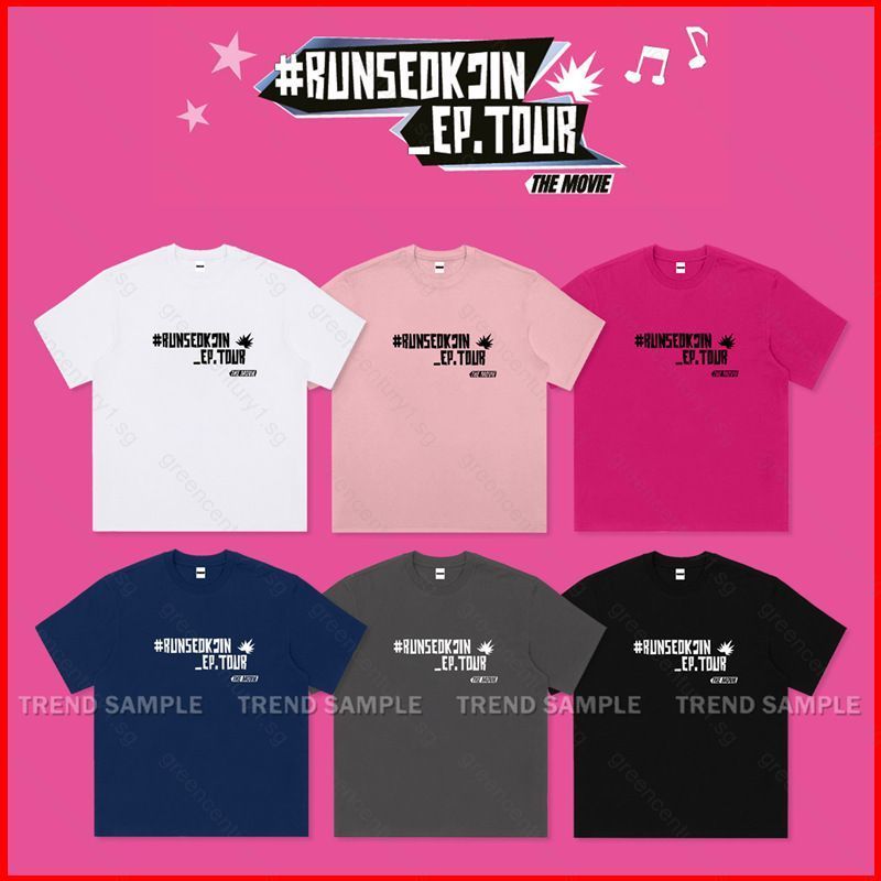 GC1 BTS RUNSEOKJIN EPTOUR THE MOVIE Áo thun KPOP tay ngắn áo thun GC1