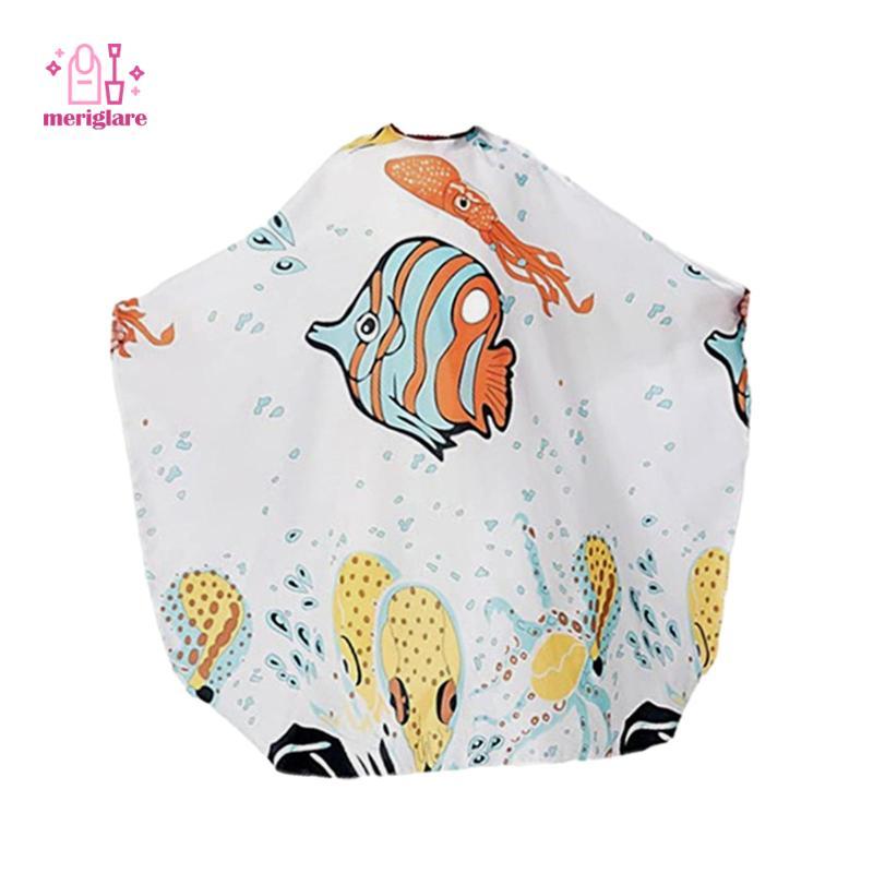 Meriglare Kids Barber Cape Hair Cut Cape,, Barber Cape Cover Đường viền cổ có thể điều chỉnh chuyên 