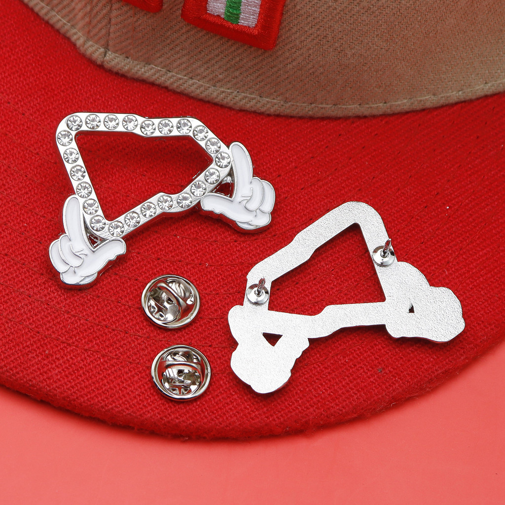 Retro Mexican Decoration Hat Pins Metal Enamel  Brooches Baseball Hat Brooches ZZHU