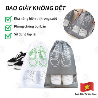 Túi đựng giày du lịch dây rút chống thấm nước, bảo quản sạch sẽ