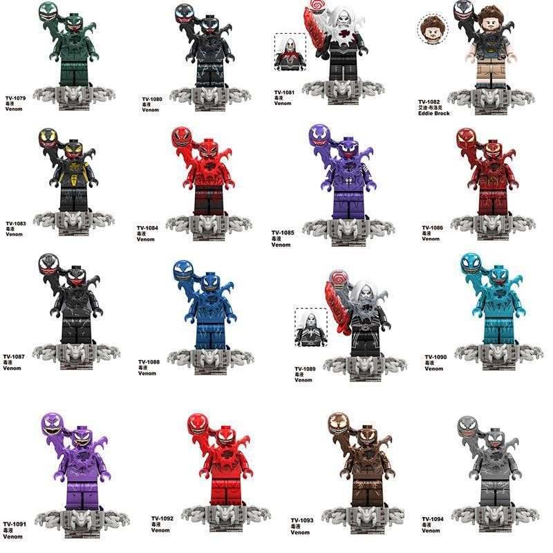 Superhero Venom Eddie Brock Puzzle Assembled Building Blocks UQng