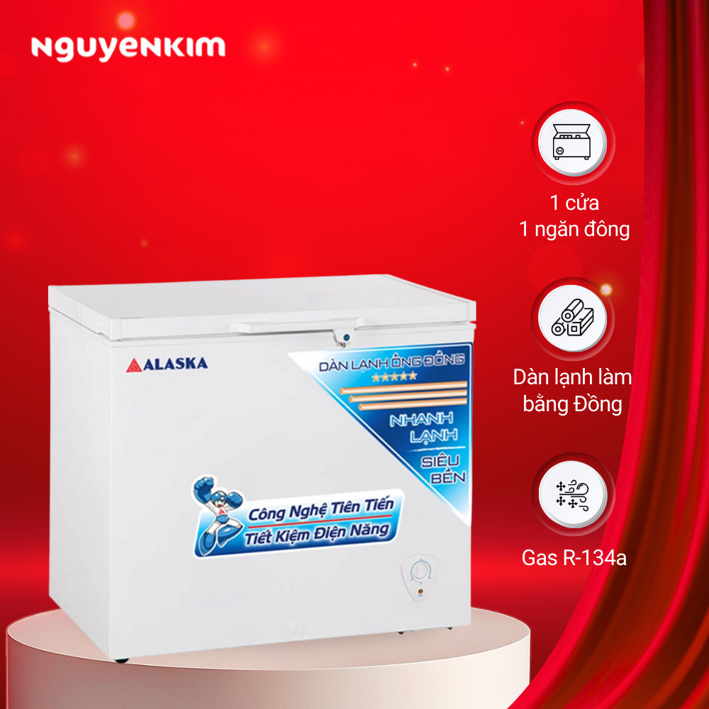 Tủ đông Alaska 205 lít BD-300C