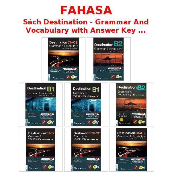 Sách Giáo Trình Destination Grammar And Vocabulary with Answer Key - B1 + B2 + C1 & C2 (Tái Bản 2025