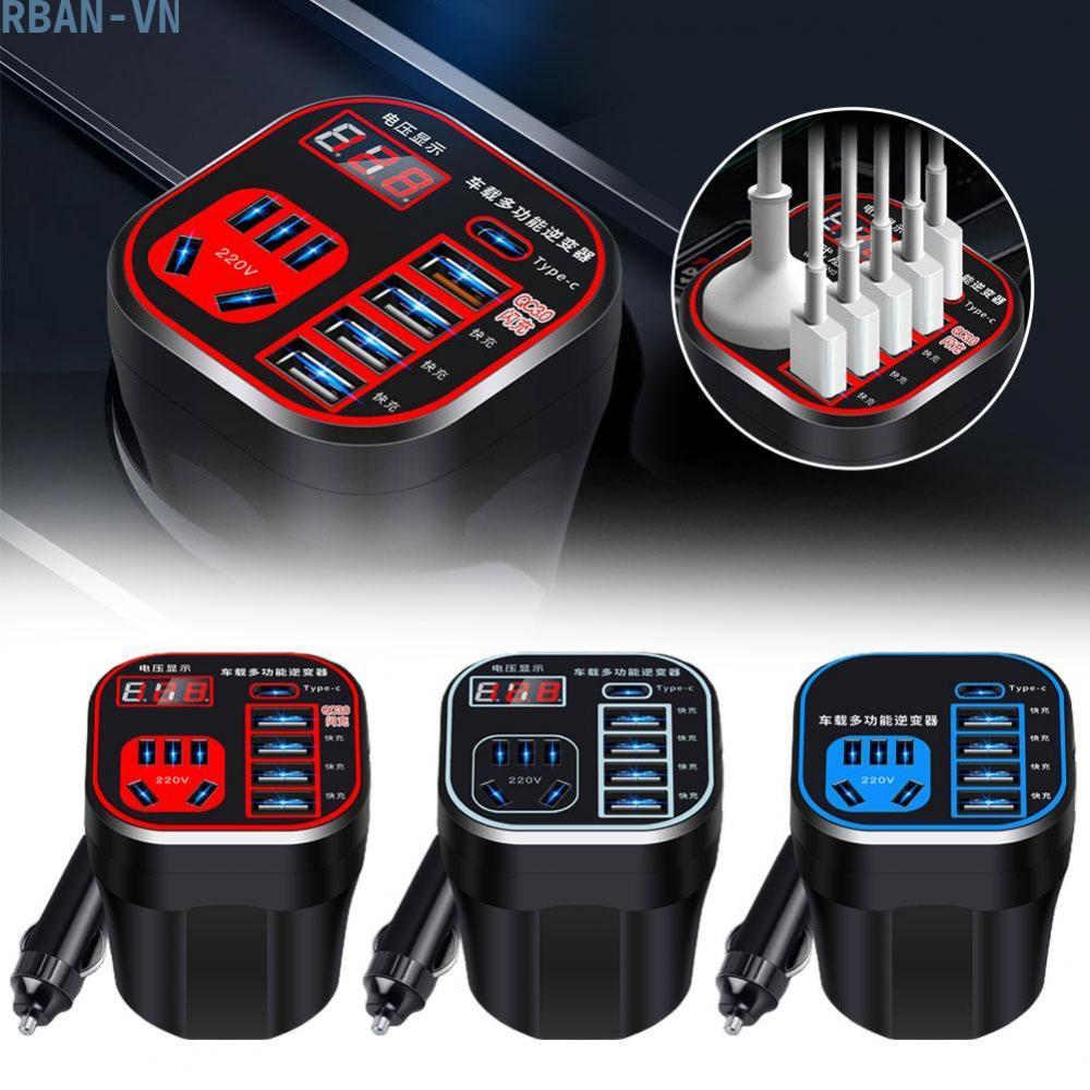 Portable and Efficient Car Power Inverter 12V24V TO 220V Charger Socket