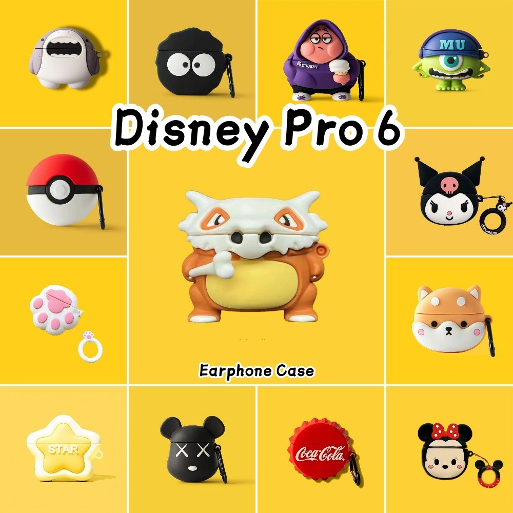 Dành Cho Disney Pro 6 Ốp Lưng Silicon Mềm Hoạt Hình Sáng Tạo Vỏ Tai Nghe NO.3