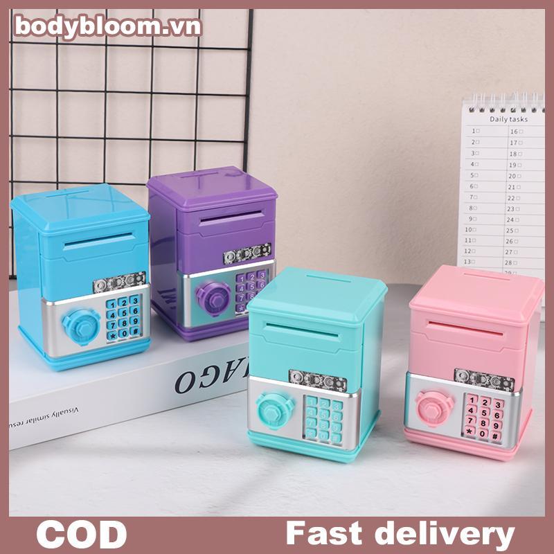 BODYBLOM Kids Password Piggy Bank - Hộp đựng tiền xu ATM Mini dành cho đồ chơi sinh nhật cho trẻ em.