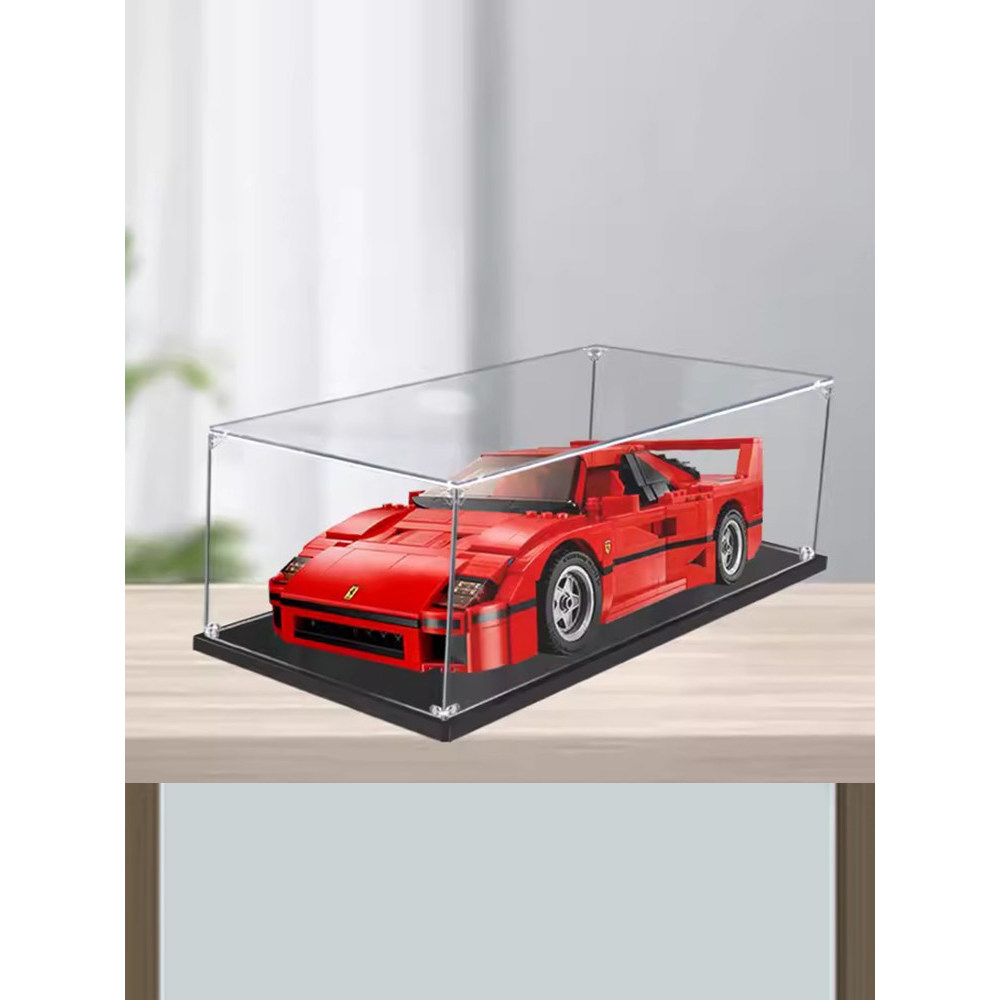 [Hộp trưng bày trong suốt] Hộp trưng bày Acrylic Ferrari F40 Thích hợp cho Lego 10248 Vỏ chống bụi t