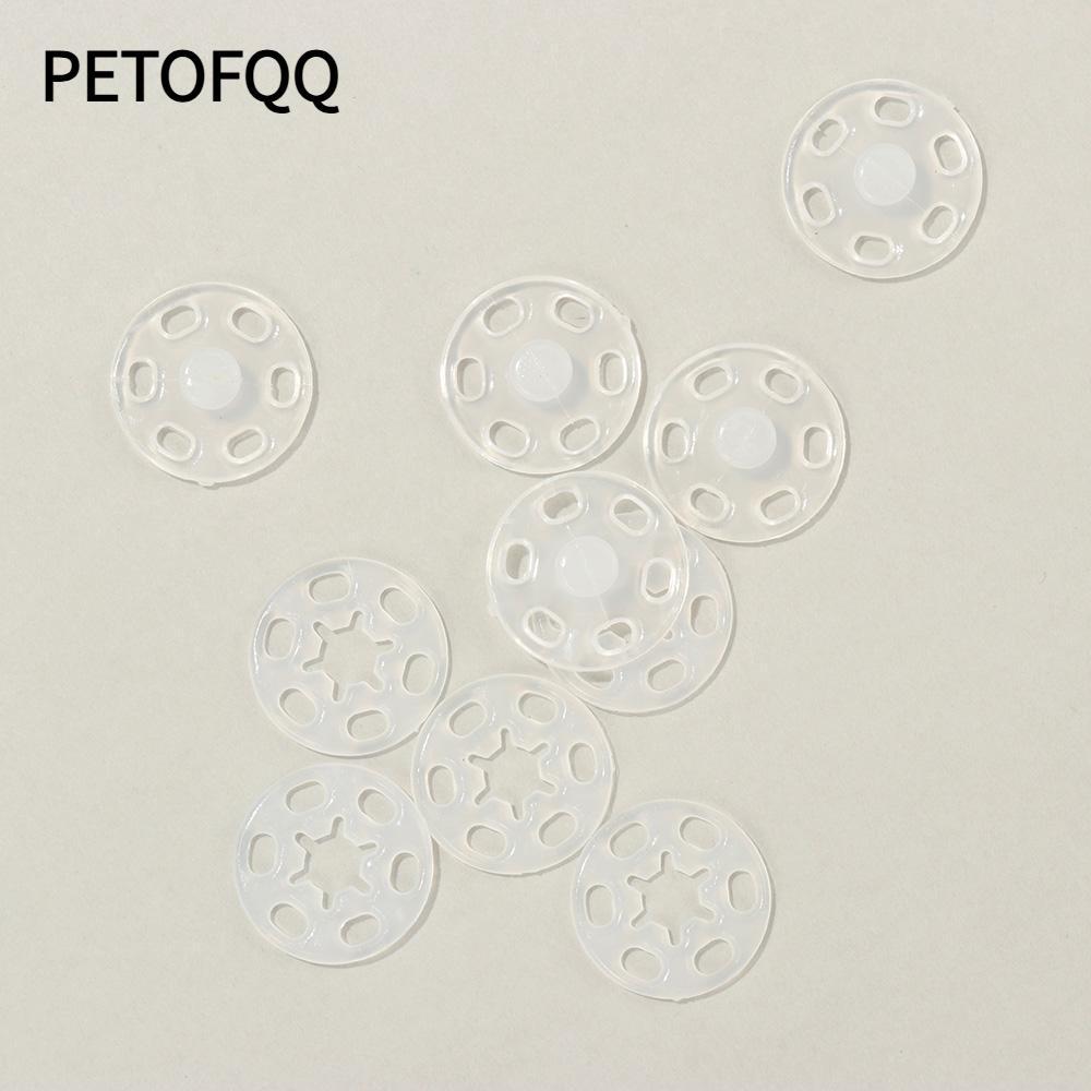PETOFQ 100 chiếc Nút bấm ABS Snap Handmade Stud