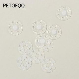 PETOFQ 100 chiếc Nút bấm ABS Snap Handmade Stud