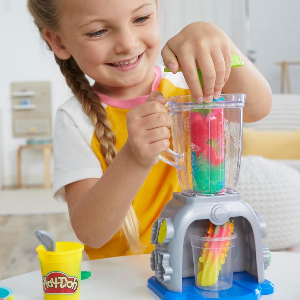 Đồ chơi thủ công và nghệ thuật sáng tạo dành cho trẻ em Play Doh Smoothie Maker Blender Playset